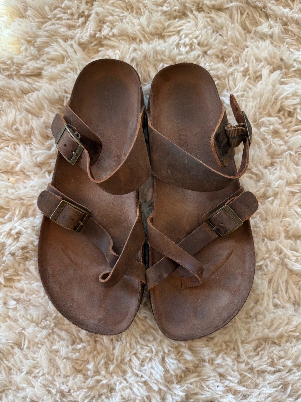 White Mountain footbed sandals Women’s size 9